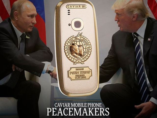 Nokia 3310 bản Putin-Trump bằng titan và vàng 24K giá siêu đắt