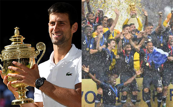 Djokovic số "hẩm hiu": Lần 4 vô địch Wimbledon bị World Cup làm lu mờ - 1