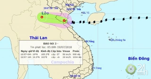 Diễn biến mới nhất cơn bão số 3 sau khi đổ bộ Thanh Hoá, Nghệ An