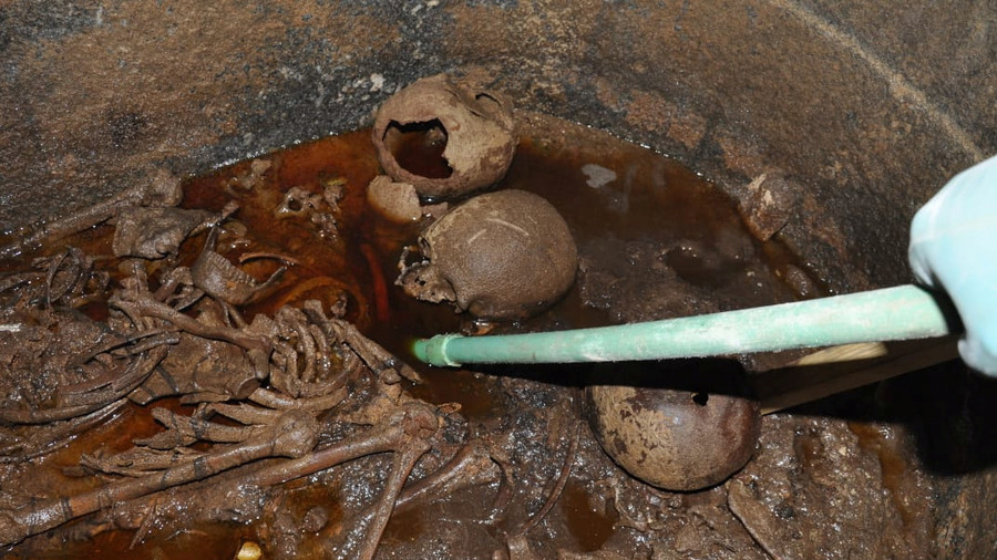 Hơn 4.000 người đòi uống nước trong quan tài chứa xác ướp Ai Cập 2.000 năm - 1
