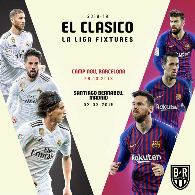 La Liga 2018/19: Háo hức đợi Siêu kinh điển Real - Barca ...