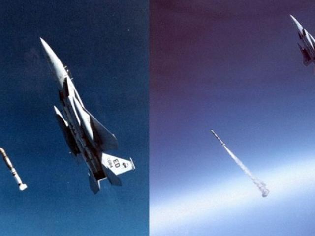 Lần duy nhất chiến đấu cơ Mỹ phóng tên lửa diệt vệ tinh cao 500km
