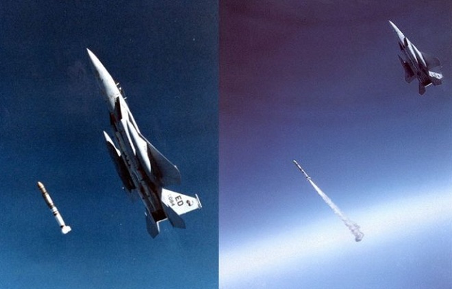Lần duy nhất chiến đấu cơ Mỹ phóng tên lửa diệt vệ tinh cao 500km - 1