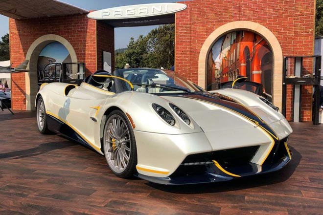Pagani ra mắt Huayra Roadster phiên bản chim ưng Gyrfalcon - 1