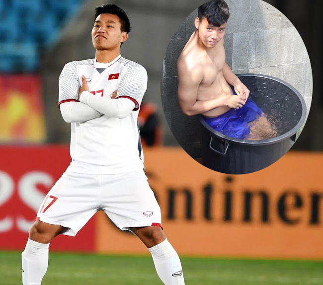 Văn Thanh được coi là cầu thủ có màn ăn mừng chiến thắng thú vị nhất U23 Việt Nam. Anh đồng thời là một trong những chân sút có chiều cao khiêm tốn nhất đội - 1m69. 