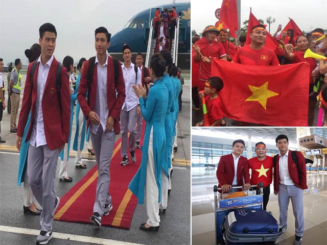 Trực tiếp U23 Việt Nam, đoàn thể thao VN về nước: Đón những người hùng trong phòng VIP