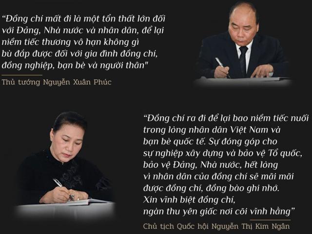 Xúc động những lời tiễn đưa Chủ tịch nước Trần Đại Quang