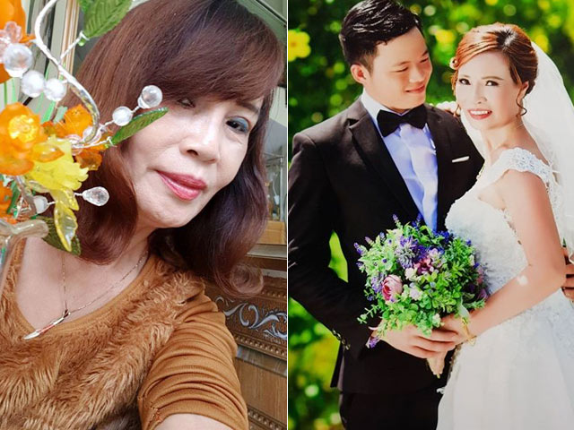 The 62 - year - old bride revealed the surprise of 