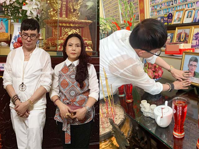 Đời sống Showbiz - Vợ Long Nhật làm lễ 49 ngày mất cho "người tình tri kỷ" của chồng