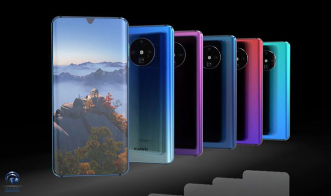 Huawei Mate 30 Pro lộ diện: Camera cực khủng, thiết kế "ngoạn mục" - 1
