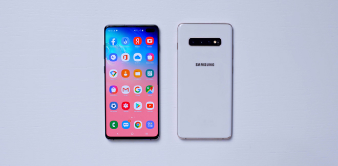 Thót tim với video thả rơi Galaxy S10+ từ flycam - 1