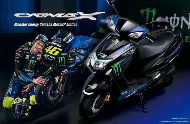 HOT: Yamaha ra mắt Cygnus-X Monster Energy MotoGP Edition - 1