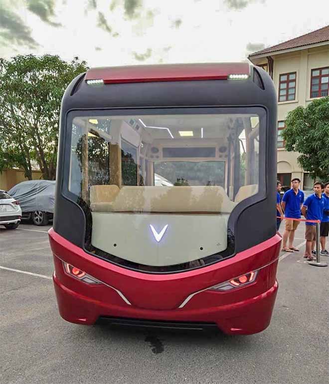 Xe buýt năng lượng điện VinFast xuất hiện chuẩn bị trình làng thị trường