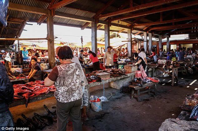 Những món ăn đáng sợ bán đầy ở chợ Indonesia khiến thực khách hết hồn - 1