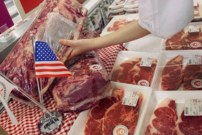 Lô thịt heo Mỹ &#34;khổng lồ&#34; giá 26.000 đồng/kg - 1