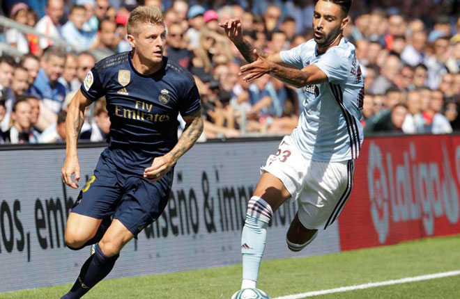 Celta Vigo - Real Madrid: Thẻ đỏ bất ngờ, bàn thắng bù giờ - 1
