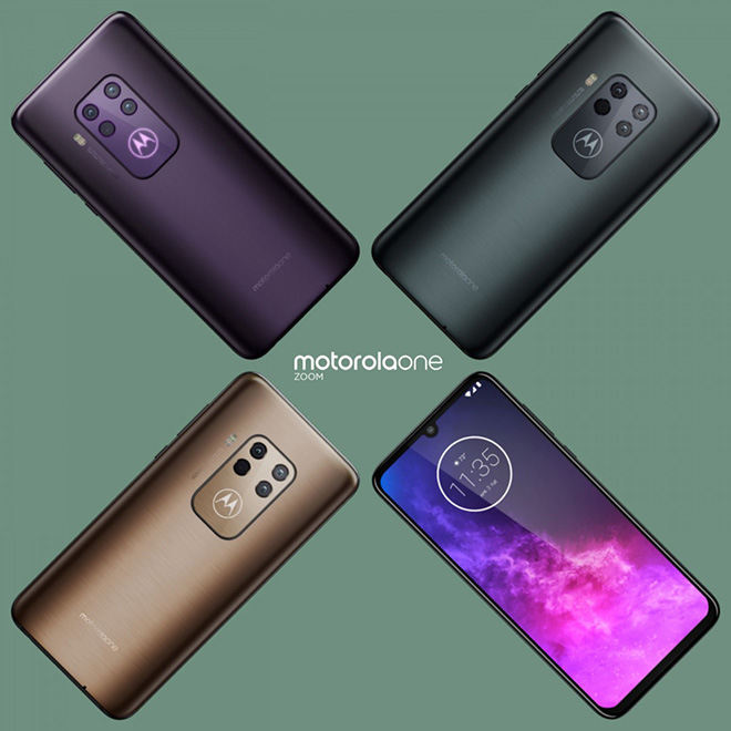 Motorola One Zoom rò rỉ với ba tùy chọn màu, hứa hẹn zoom lai 5x - 1