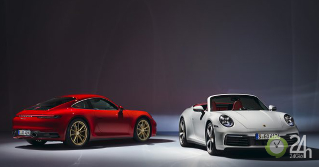 Bộ đôi 911 Carrera Coupe và Cabriolet được Porsche giới thiệu phiên bản mới