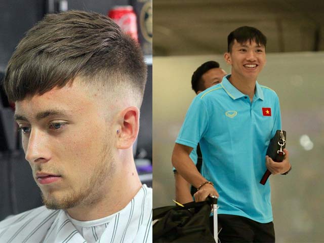 Các cầu thủ U23 Việt Nam thi nhau cắt tóc cầu may chào năm mới