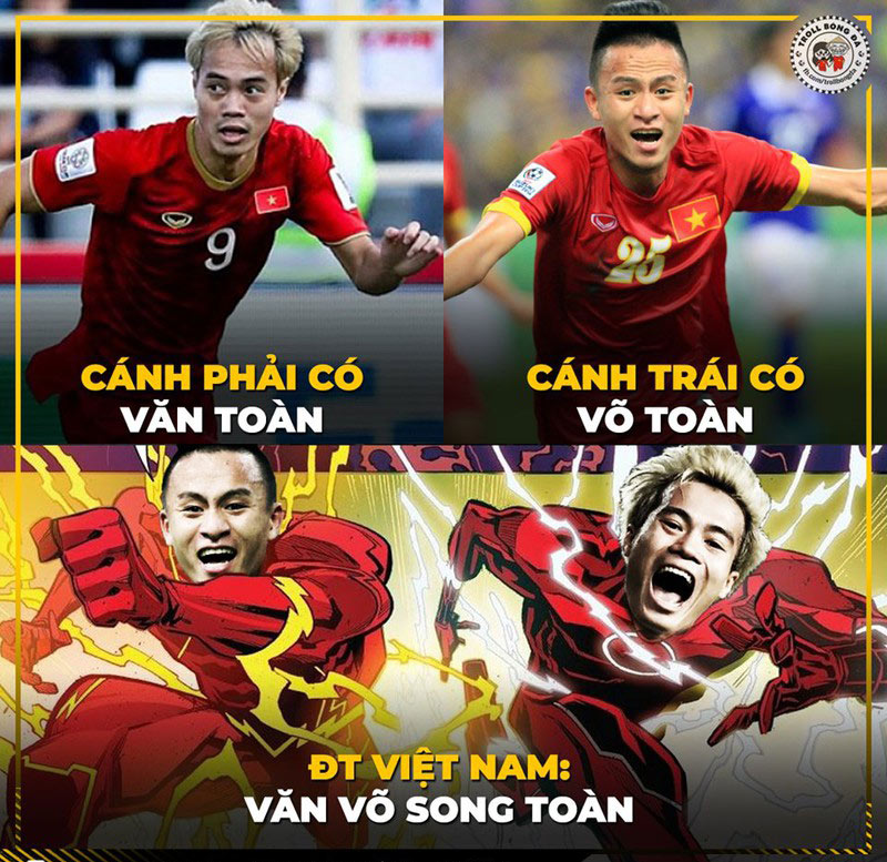 Dân mạng hí hửng với đôi cánh "văn võ song Toàn" của ĐT Việt Nam - 1