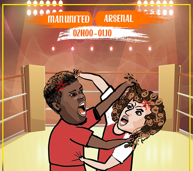 Ảnh chế: HLV Wenger muốn "giải cứu" MU trước đại chiến với Arsenal - 1
