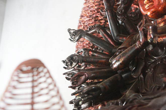 Lắp "mắt thần" theo dõi ngày đêm bảo vật nhiều tay nhất Việt Nam - 12