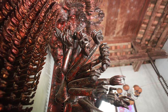 Lắp "mắt thần" theo dõi ngày đêm bảo vật nhiều tay nhất Việt Nam - 14