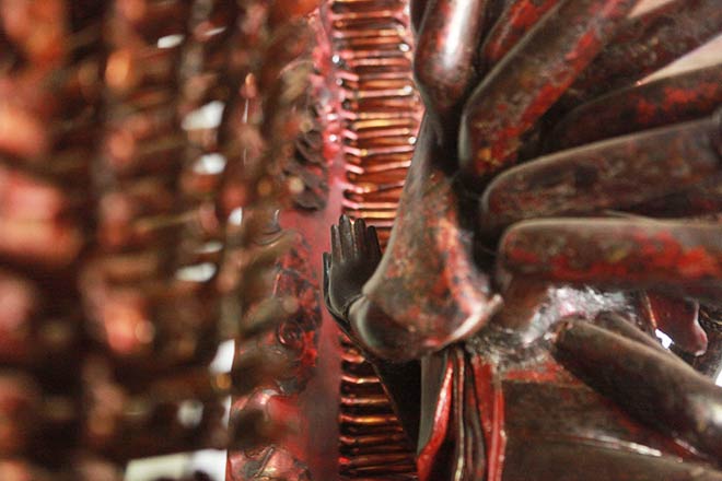 Lắp "mắt thần" theo dõi ngày đêm bảo vật nhiều tay nhất Việt Nam - 15