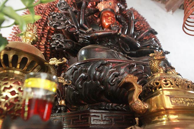 Lắp "mắt thần" theo dõi ngày đêm bảo vật nhiều tay nhất Việt Nam - 9