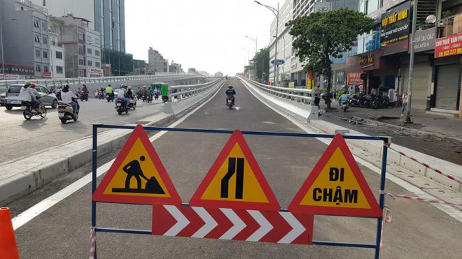 Ngỡ ngàng đường vành đai 2 trên cao trước ngày thông xe - 11