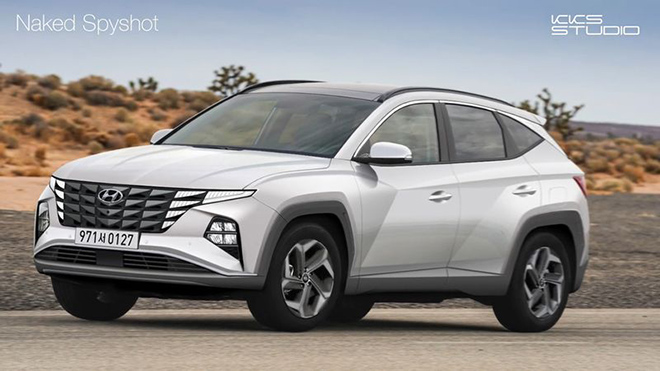 Hyundai Tucson 2021 lộ ảnh phác thảo khoang nội thất đầy tiện nghi và hiện đại - 1