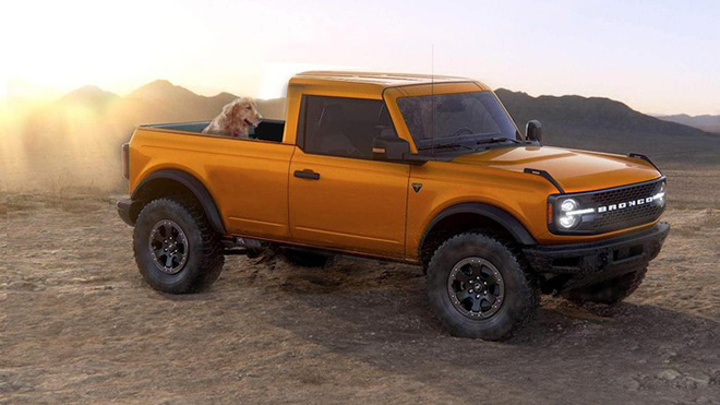 Ford Bronco sẽ phát triển biến thể bán tải off-road đấu Jeep Gladiator - 1
