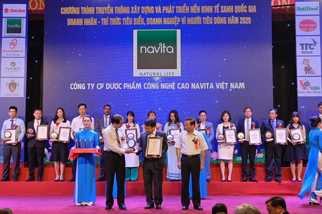 NAVITA - Top 10 Thương hiệu Vàng Việt Nam năm 2020 - 1