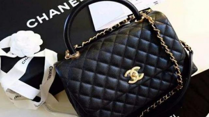 Túi xách Chanel Coco Size 20cm Da Mờ Mịn Cực Đẹp Chuẩn Fake 1