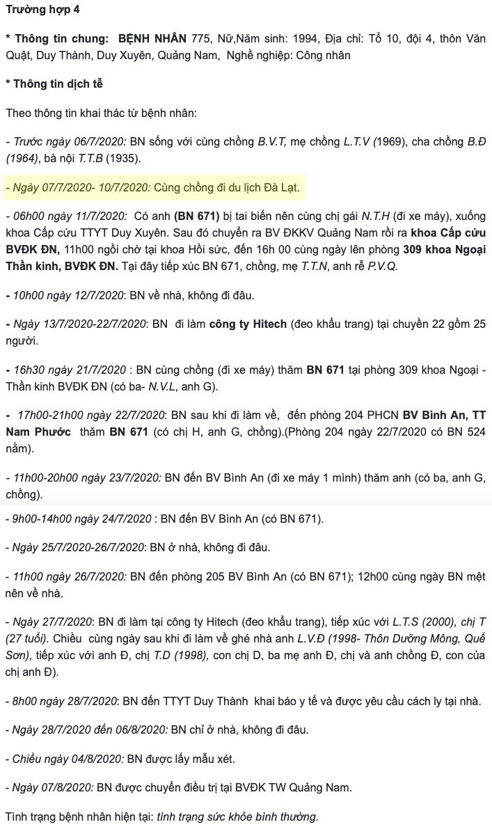 Nhiều bệnh nhân COVID-19 ở Quảng Nam từng đi đám tiệc, có người du lịch Đà Lạt - 4