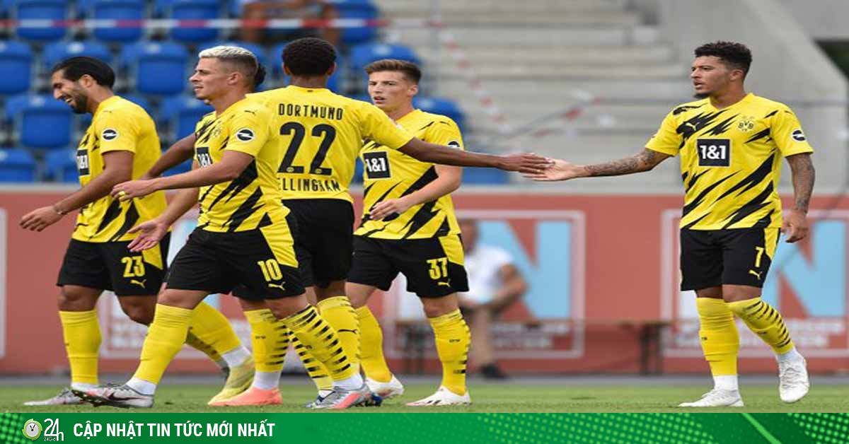 Dortmund “học“ Bayern đè bẹp đối thủ: Kinh hoàng tỉ số 11-2, Sancho tỏa sáng