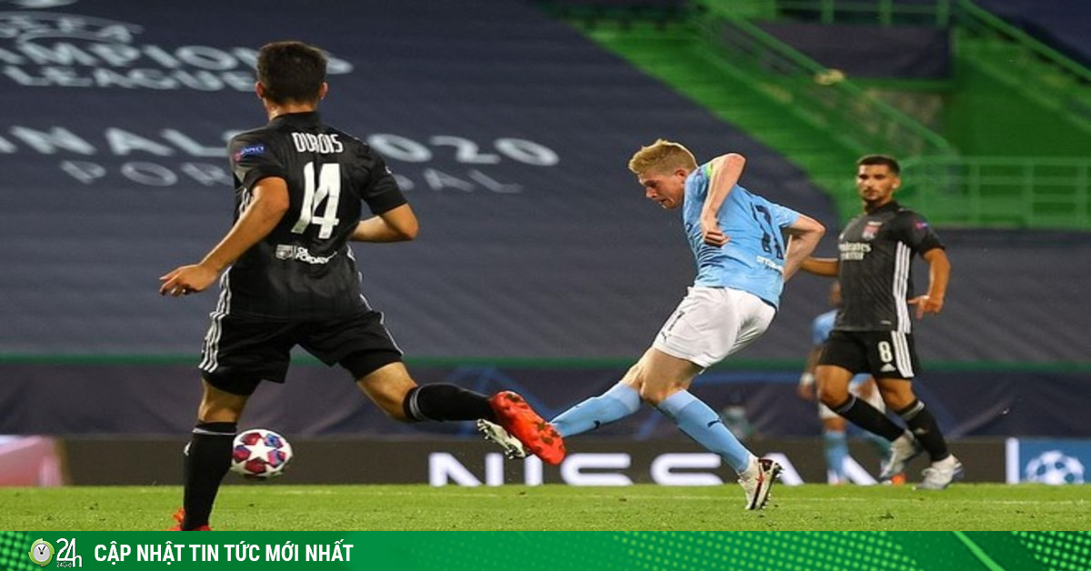 Man City 3 năm bị loại tứ kết Cúp C1, De Bruyne cay đắng “ngả mũ“ trước Lyon