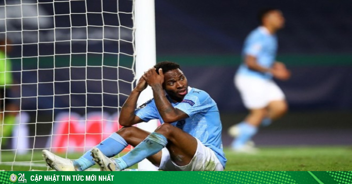 Tội đồ Sterling có pha “bỏ lỡ thế kỷ”, Man City ôm hận Cúp C1