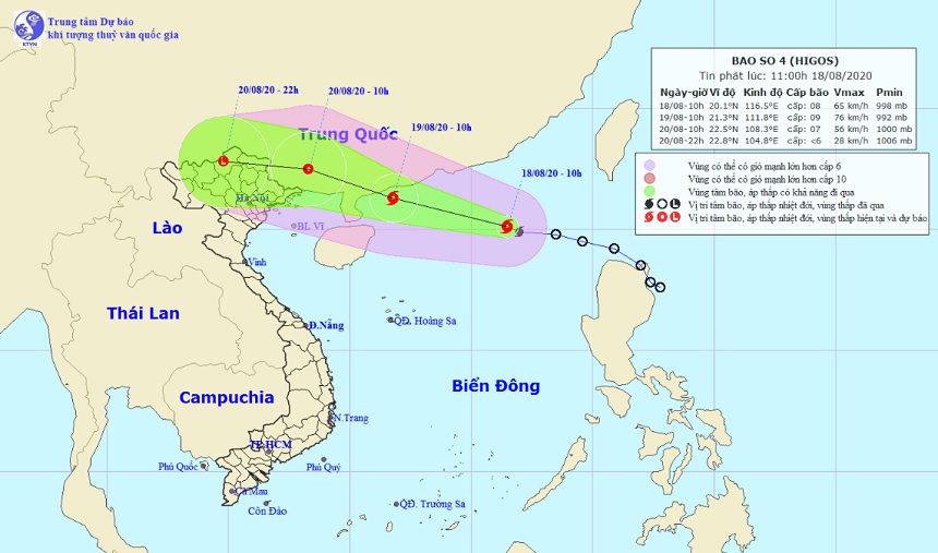 Bão số 4 khả năng mạnh thêm, miền Bắc liên tiếp hứng các đợt mưa lớn - 1