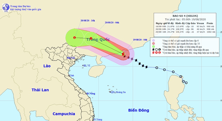 Bão số 4 tiếp tục mạnh thêm, miền Bắc mưa lớn nhiều nơi - 1