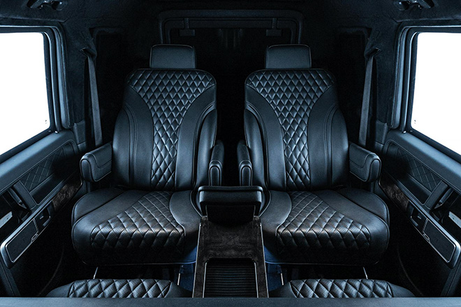 Mercedes-AMG G63 độ thành xe Limo và có khả năng chống đạn dành cho giới nhà giàu - 8