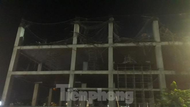 Sập trần công trình xây dựng đại lý ô tô ở thành phố Bắc Giang - 2
