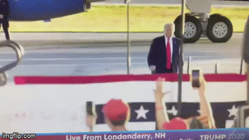 Ông Trump gây xôn xao về sức khỏe vì suýt ngã khi vận động tranh cử - 1