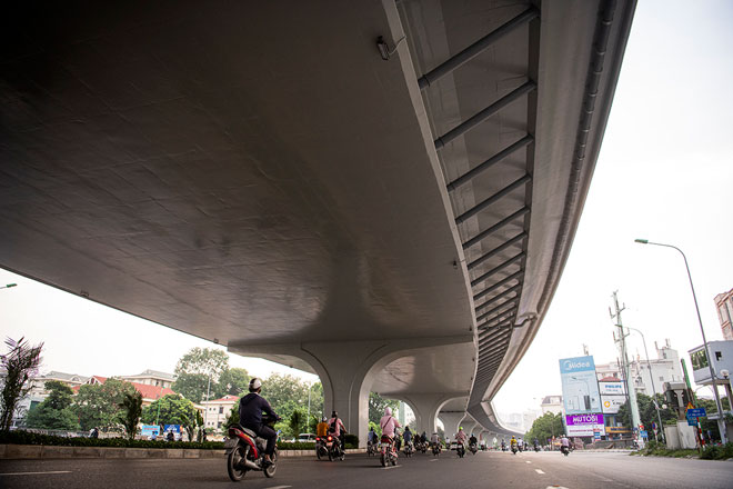 Diện mạo đường trên cao có kết cấu lạ, giải cứu “ngã tư ùn tắc” nổi tiếng nhất Hà Nội - 4