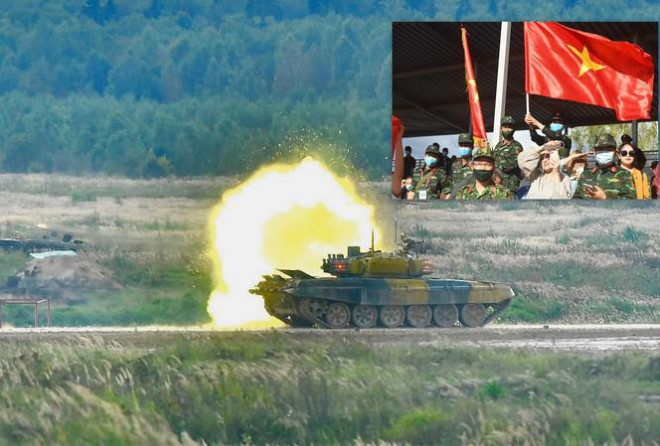 Kíp xe tăng Việt Nam khai hỏa, tả xung hữu đột tại bán kết Tank biathlon - 1