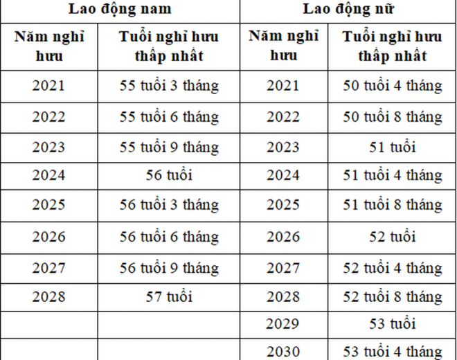 Chuẩn bị tăng tuổi nghỉ hưu, nữ lên 60 và nam 62 - 2