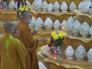 Bên trong căn hầm đựng tro cốt ở chùa Kỳ Quang 2