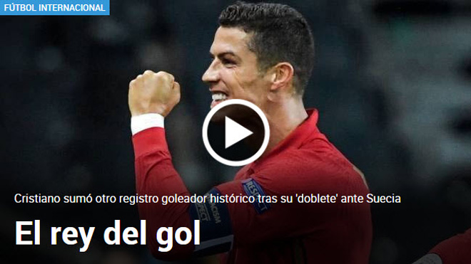 Ronaldo ghi 101 bàn thắng như "tên lửa": Báo chí ca ngợi "vua ghi bàn" - 1