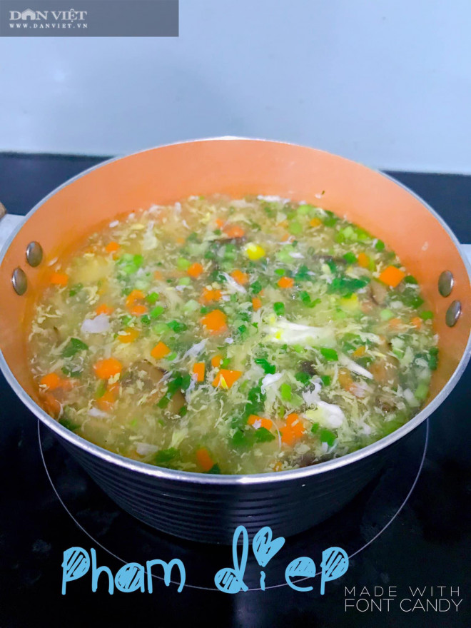 Bày cách nấu súp gà rau củ quả bổ dưỡng thơm ngon - 2