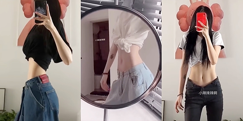 "Hot girl Tik Tok" khiến dân mạng dụi mắt vì vòng eo siêu mỏng tưởng như không thật - 1
